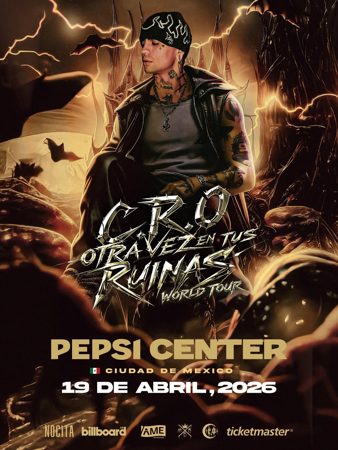 C.R.O. en Pepsi Center – CDMX