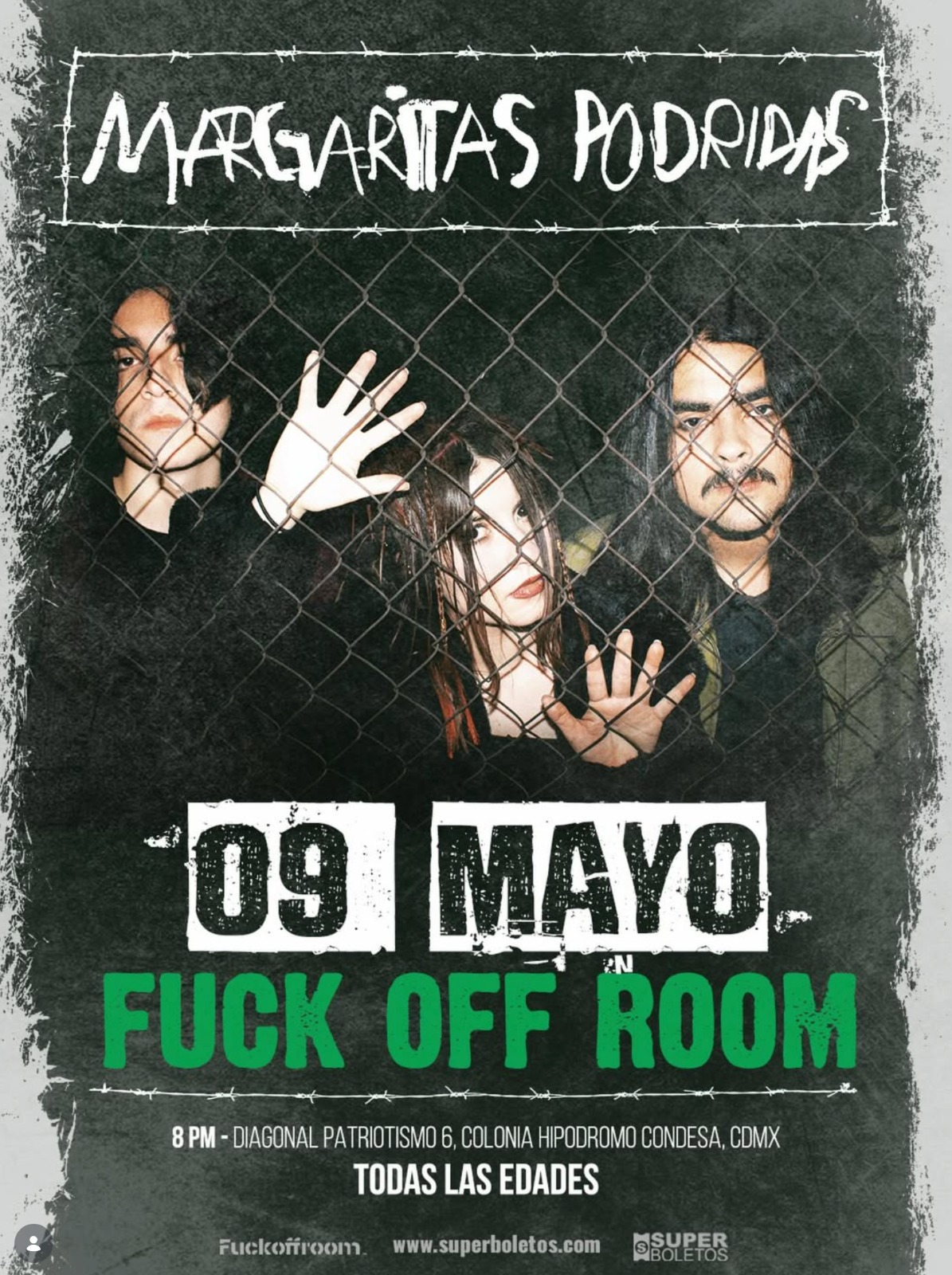 Margaritas Podridas en el Fvck Off Room CDMX