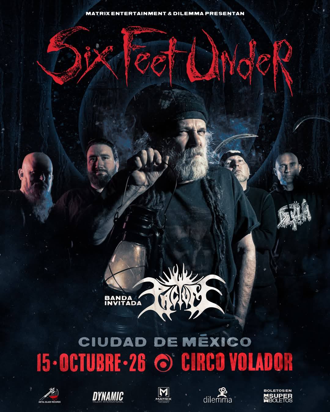 Six Feet Under en CDMX 2026