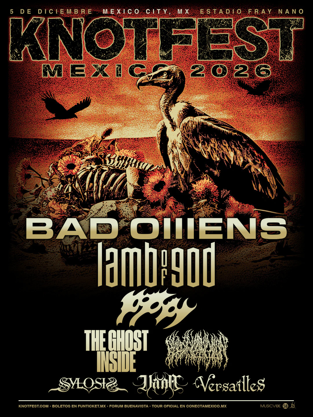 Knotfest México 2026 en CDMX