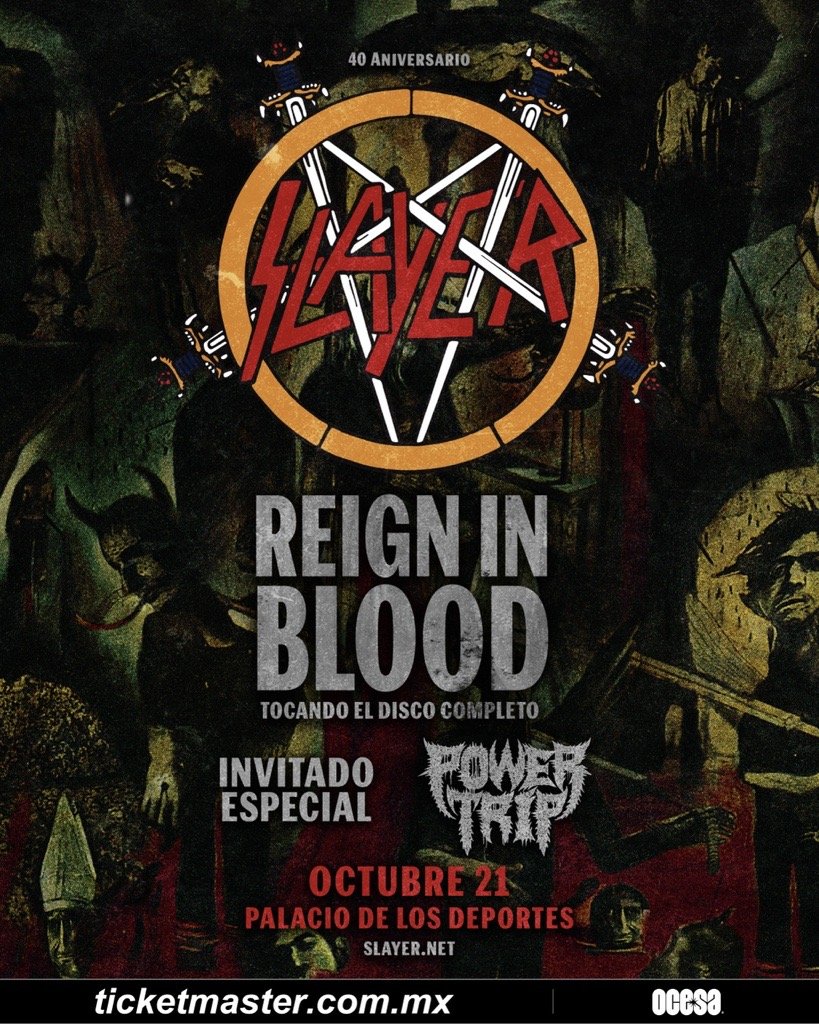 Slayer en el Estadio GNP Seguros