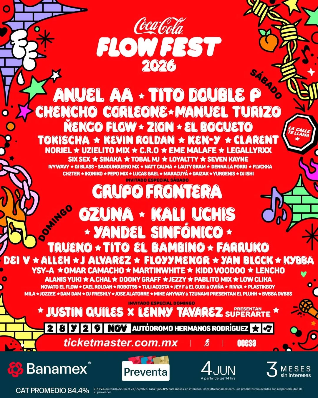 Coca Cola Flow Fest 2026 en CDMX