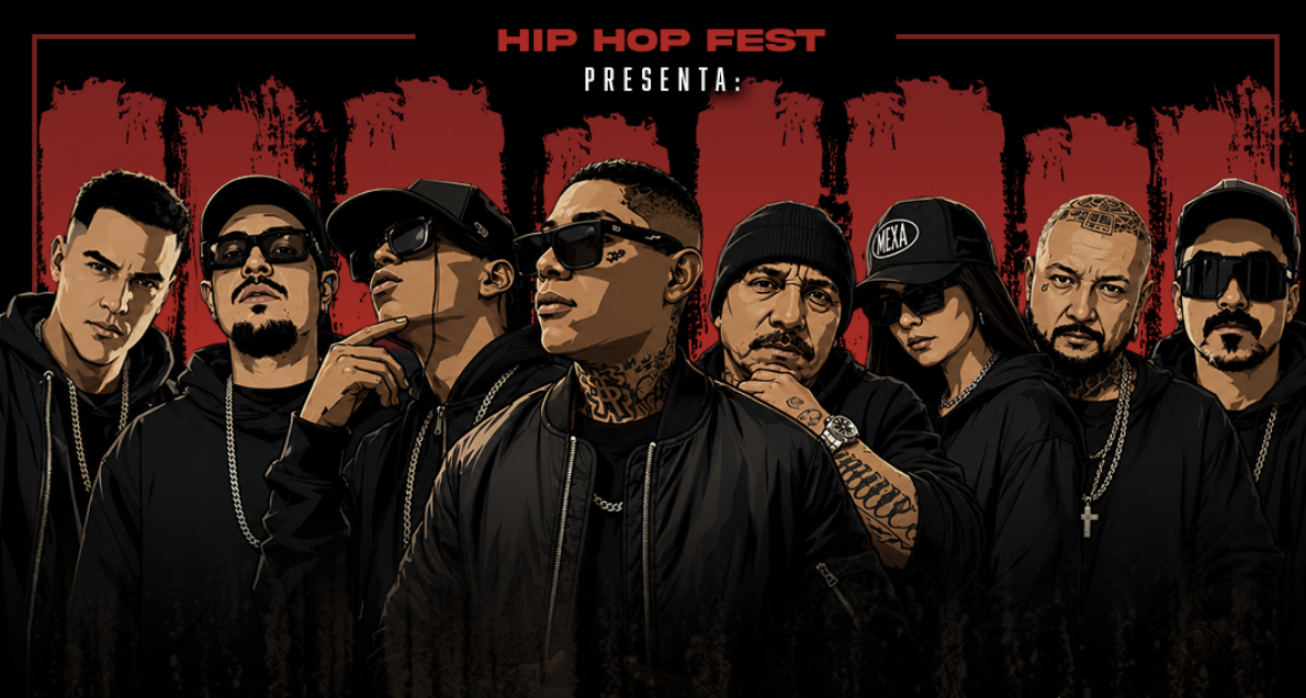 los meros meros en El “Hip Hop Fest” se adueña de la CDMX: Santa Grifa, Adán Cruz y Proof lideran cartel