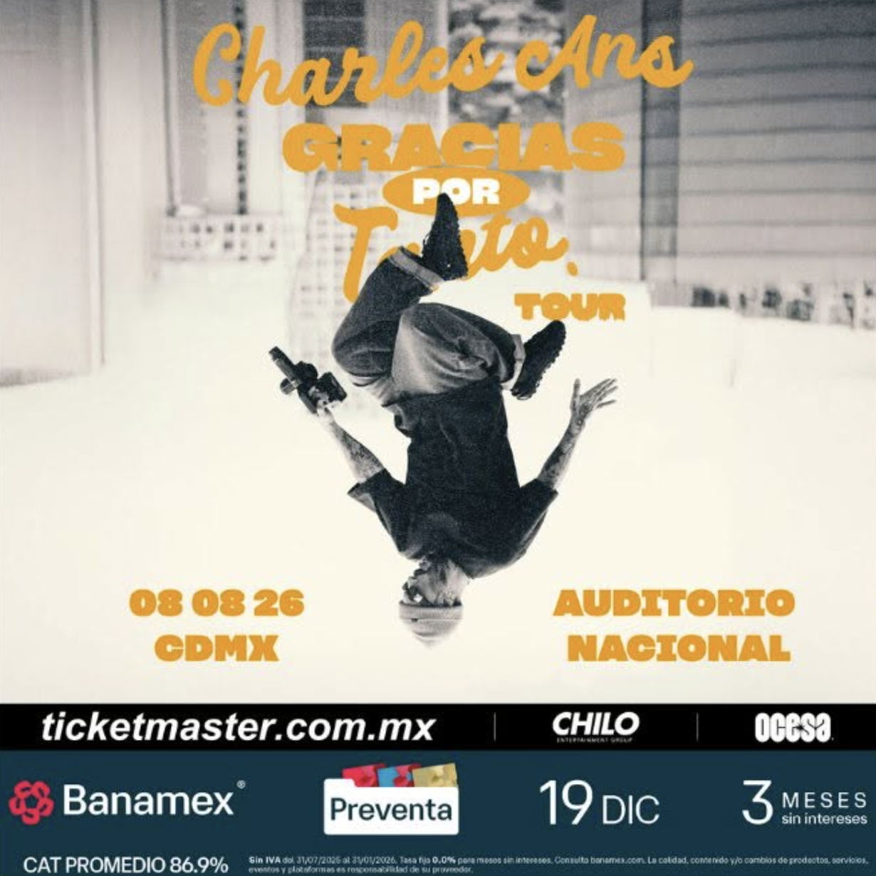 Charles Ans en Auditorio Nacional